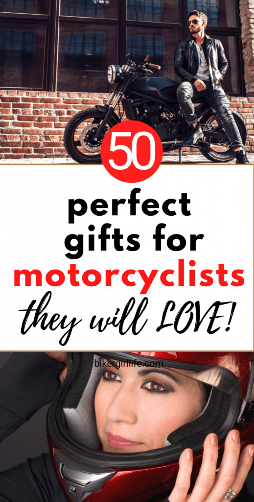Epic gifts for bikers. Looking for a gift idea for a motorcycle rider? Here are some of the best presents for bikers. Get them something they REALLY want for Christmas or birthday.