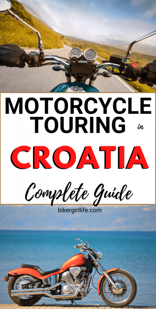 Motorcycle touring in Croatia- complete guide. Everything you need to plan your motorbiking trip to Croatia or go motorcycling in Croatia. Best Croatia motorcycling routes and places to visit, plus tips and essential things to know.