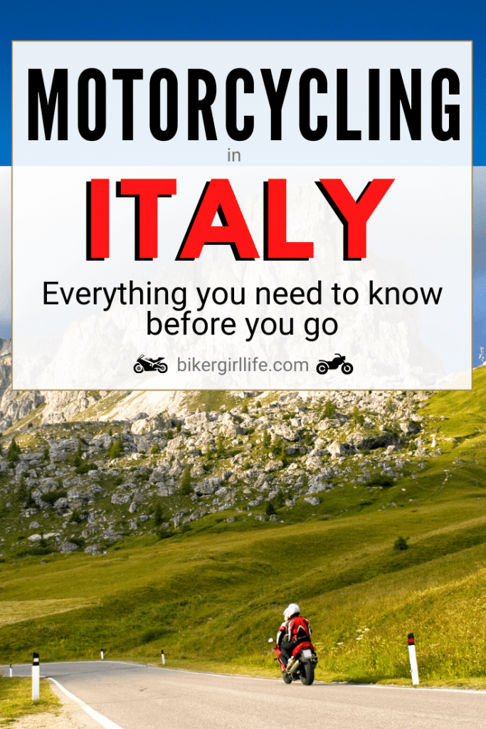 Motorcycle touring in Italy- complete guide. Everything you need to plan your motorbiking trip to Italy or go motorcycling in Italy
