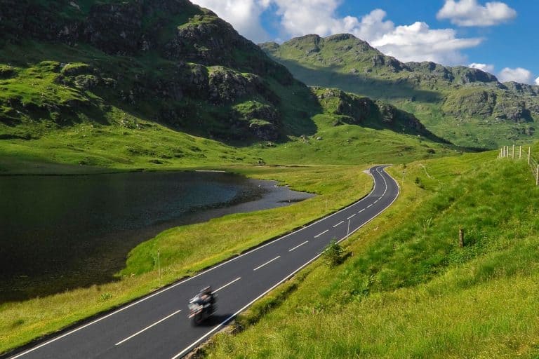 motorcycle touring in Scotland