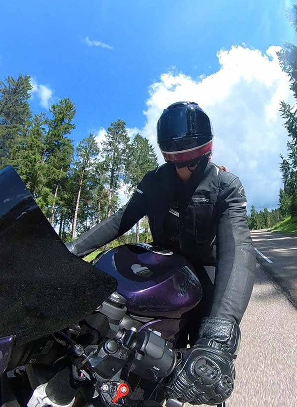 Insta 360 motorcycle camera photo review
